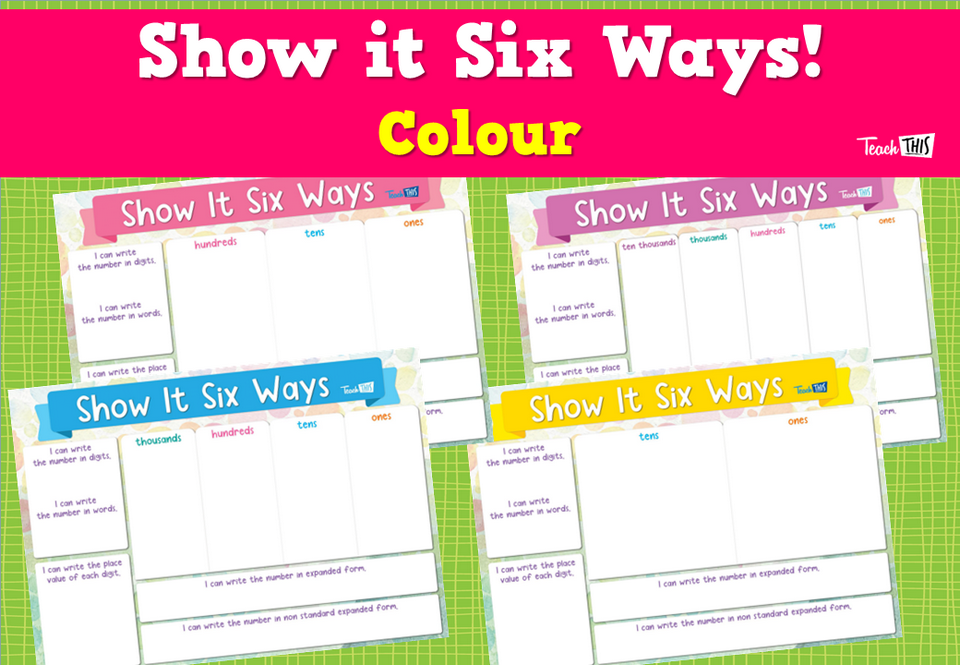 Show it Six Ways! Colour