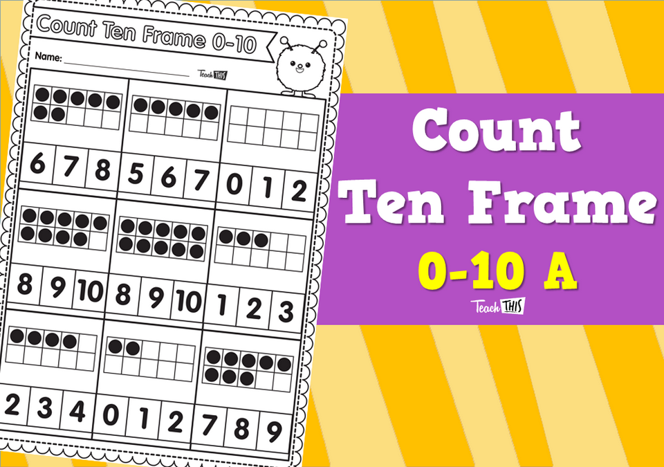 Count Ten Frames - 0-10