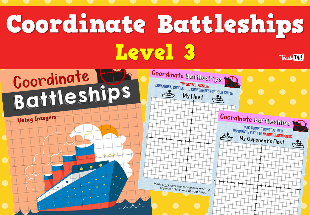Coordinate Battleships Game - Level 3