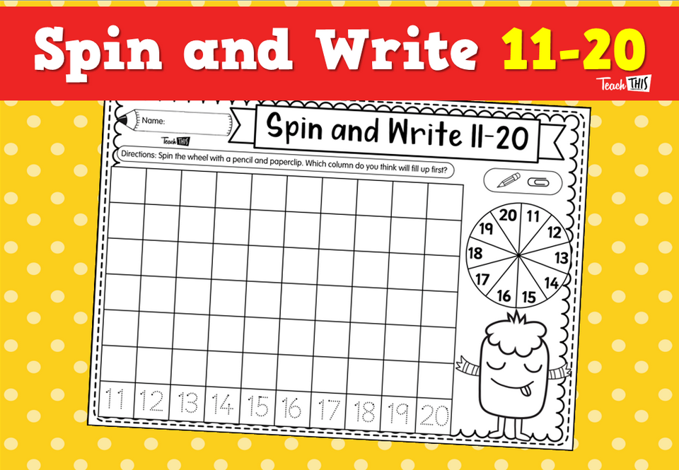 Spin and Write 11-20
