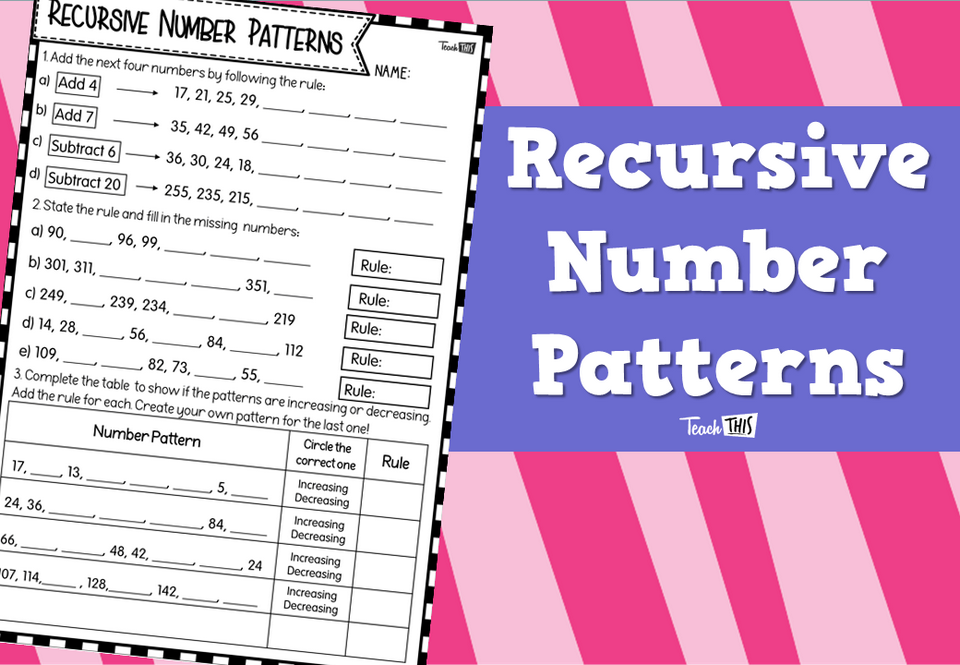 Recursive Number Patterns