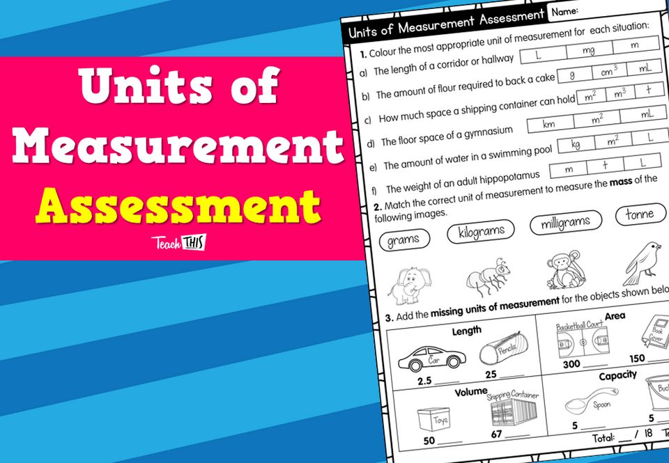 Units of Measurement Assessment