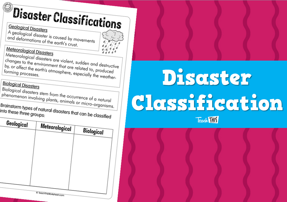 Disaster Classification (1pg)