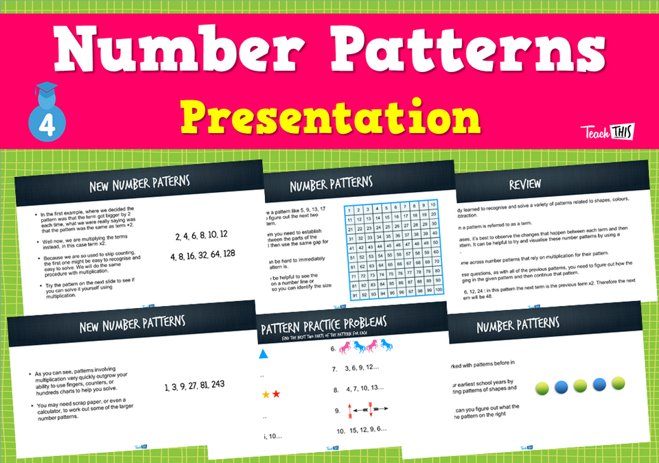 Number Patterns - Presentation