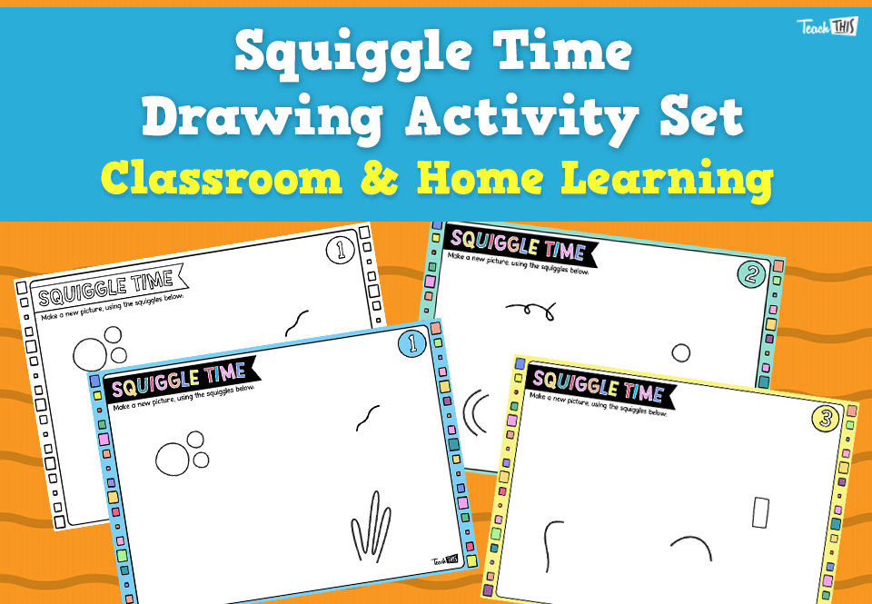 Squiggle Time - Drawing Activity Set