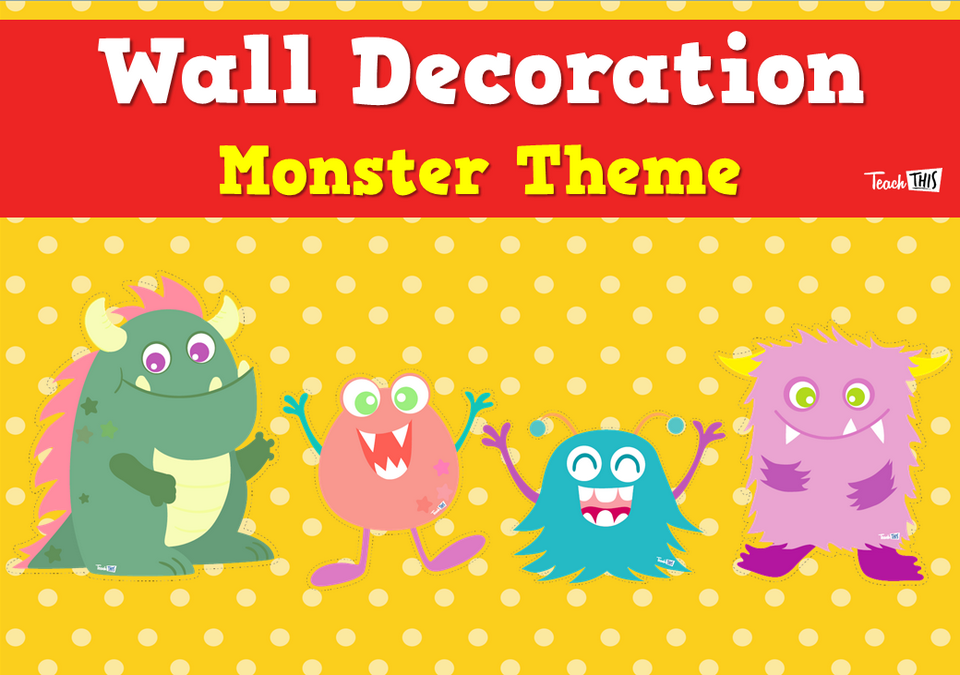 Wall Decoration - Monster Theme