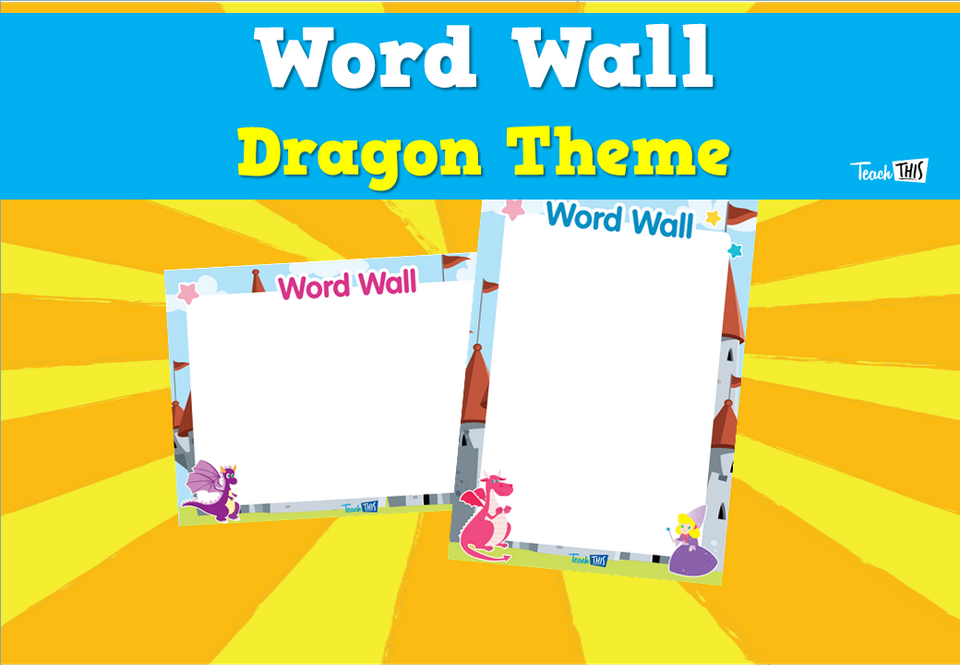 Word Wall - Dragon Theme