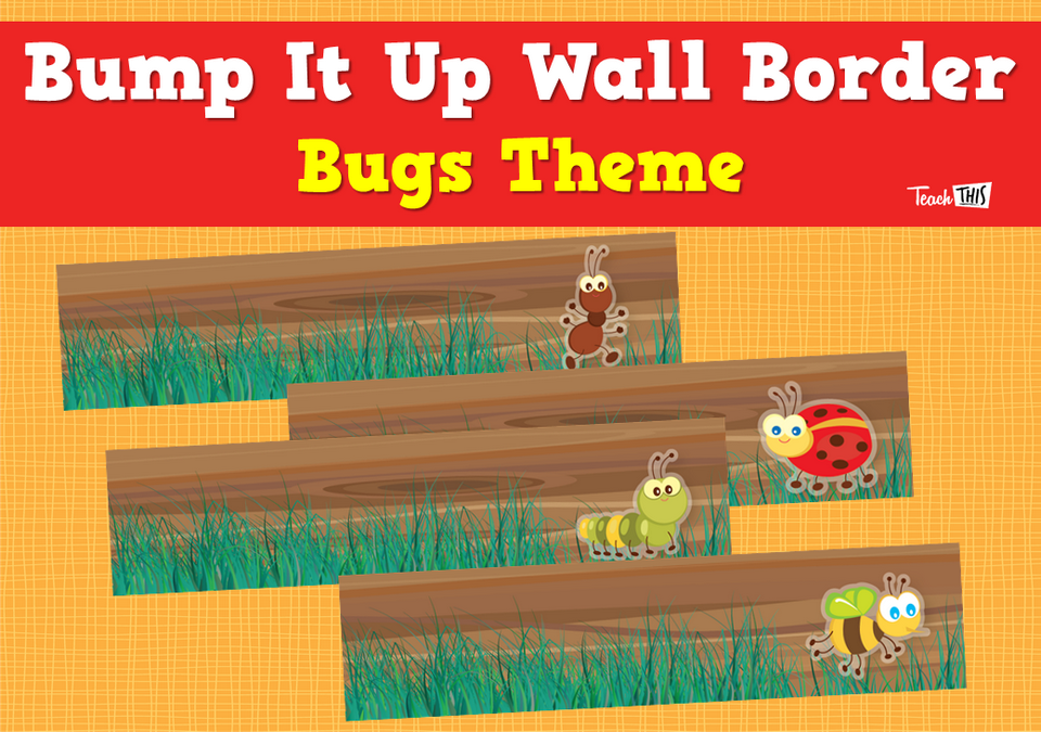 Bump It Up Wall Border - Bugs Theme