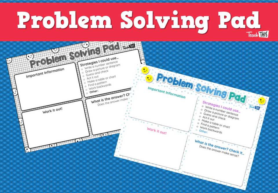 Problem Solving Pad