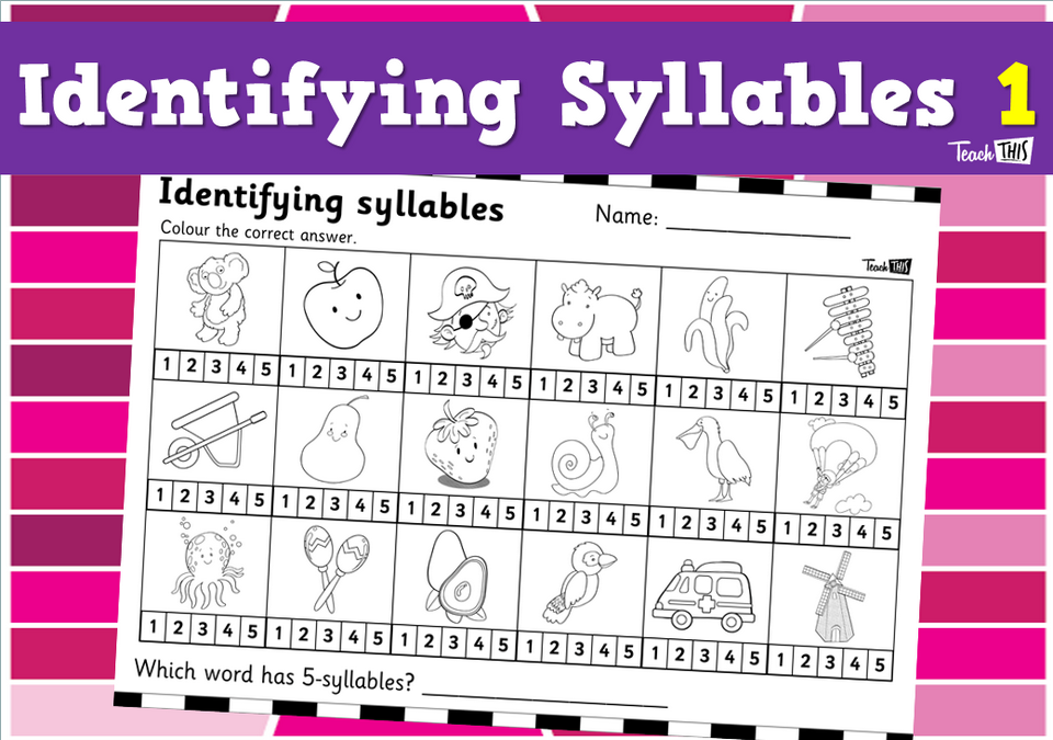 Identifying Syllables 1