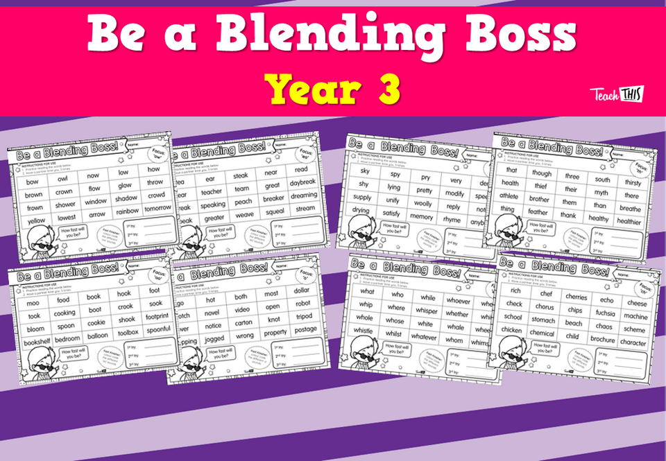 Be a Blending Boss - Year 3