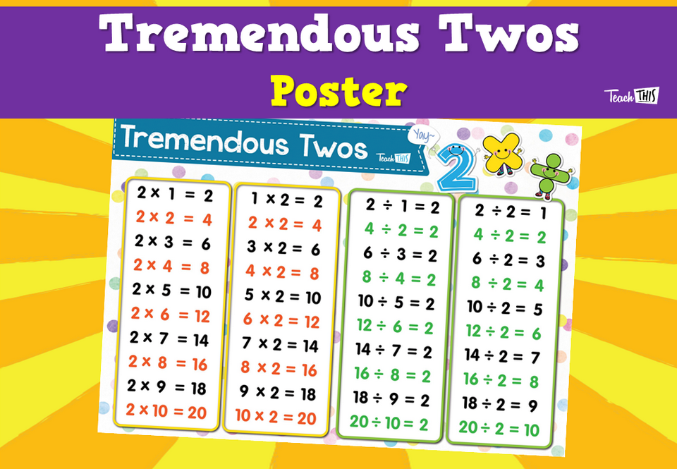 Tremendous Twos Poster
