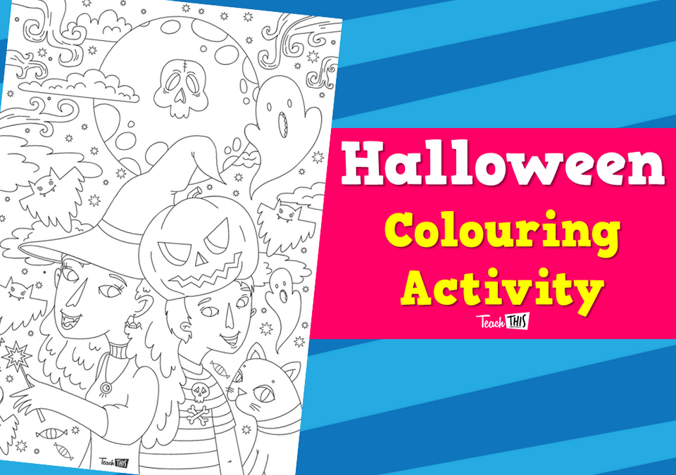 Halloween - Colouring Activity