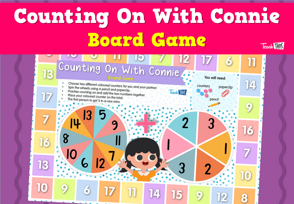 Counting On With Connie Board Game