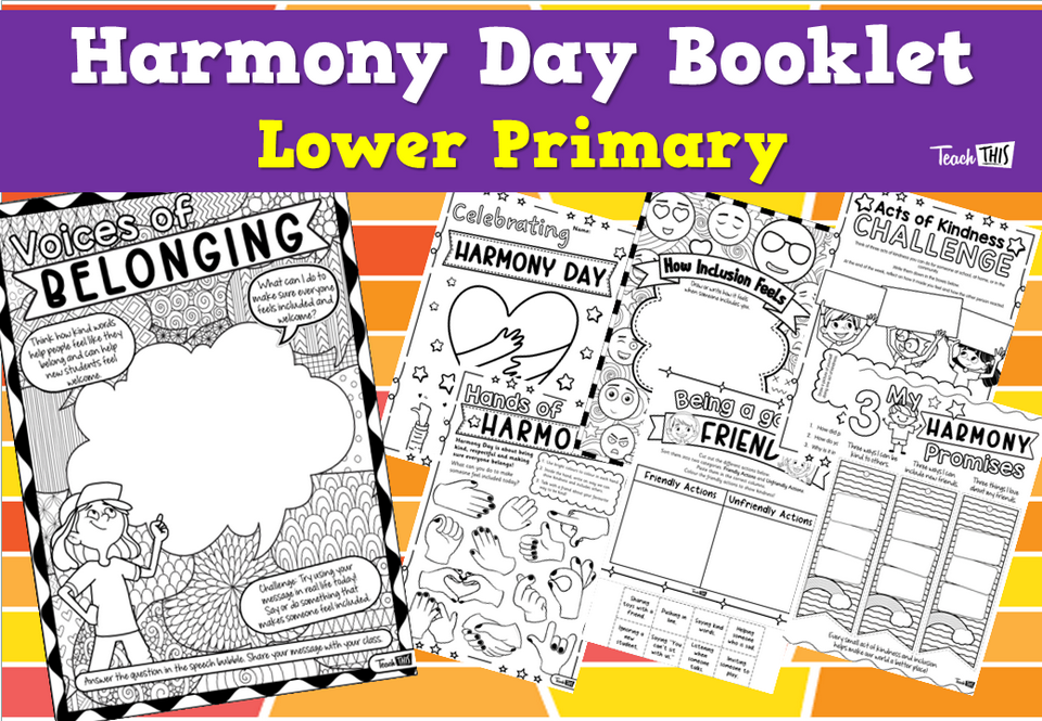 Harmony Day Booklet - Lower Primary