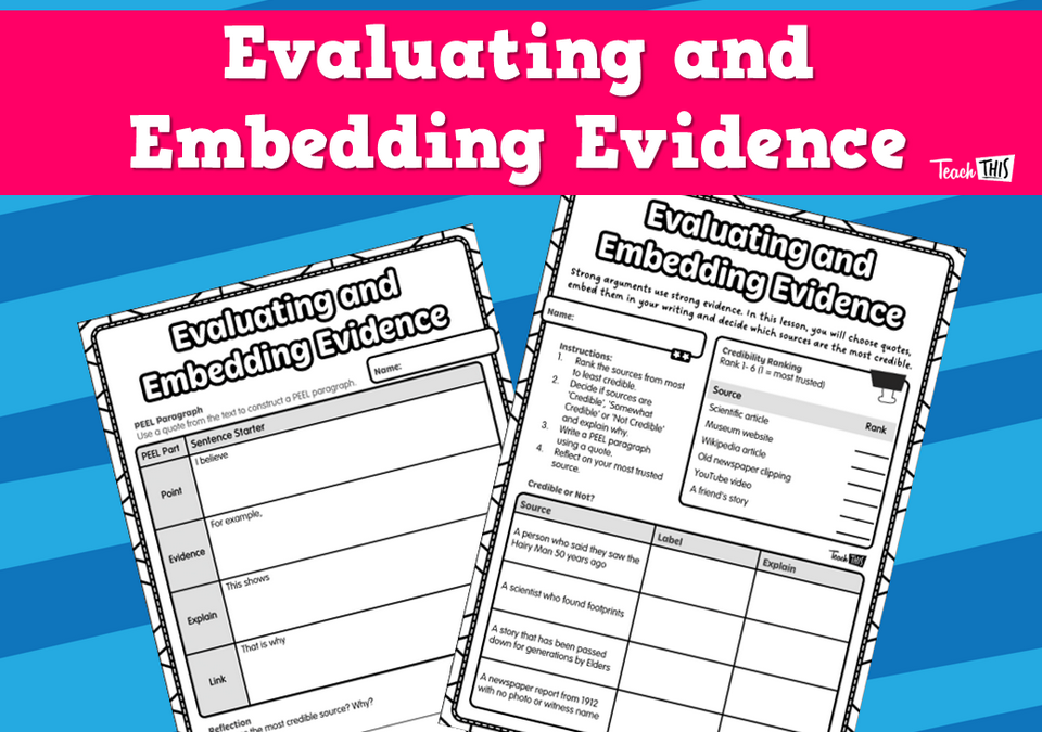 Evaluating and Embedding Evidence