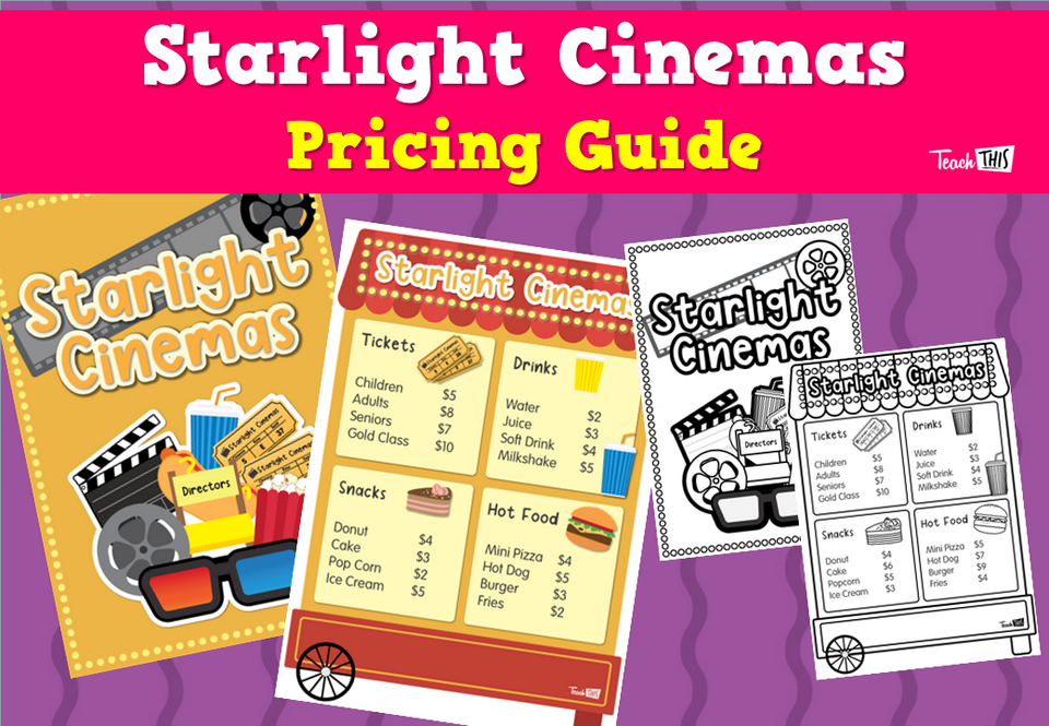 Starlight Cinemas- Pricing Guide