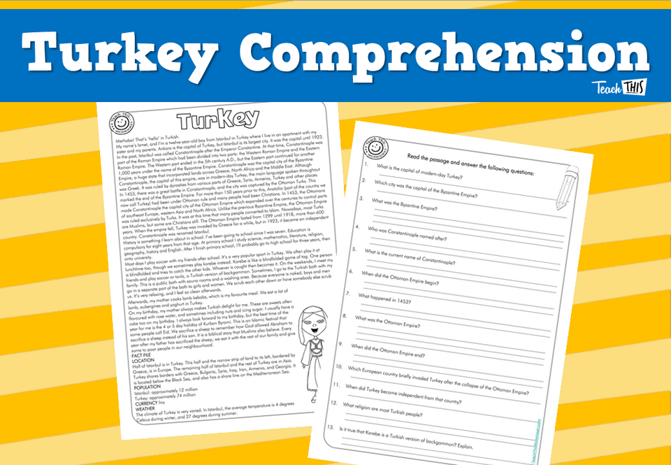 Turkey Comprehension