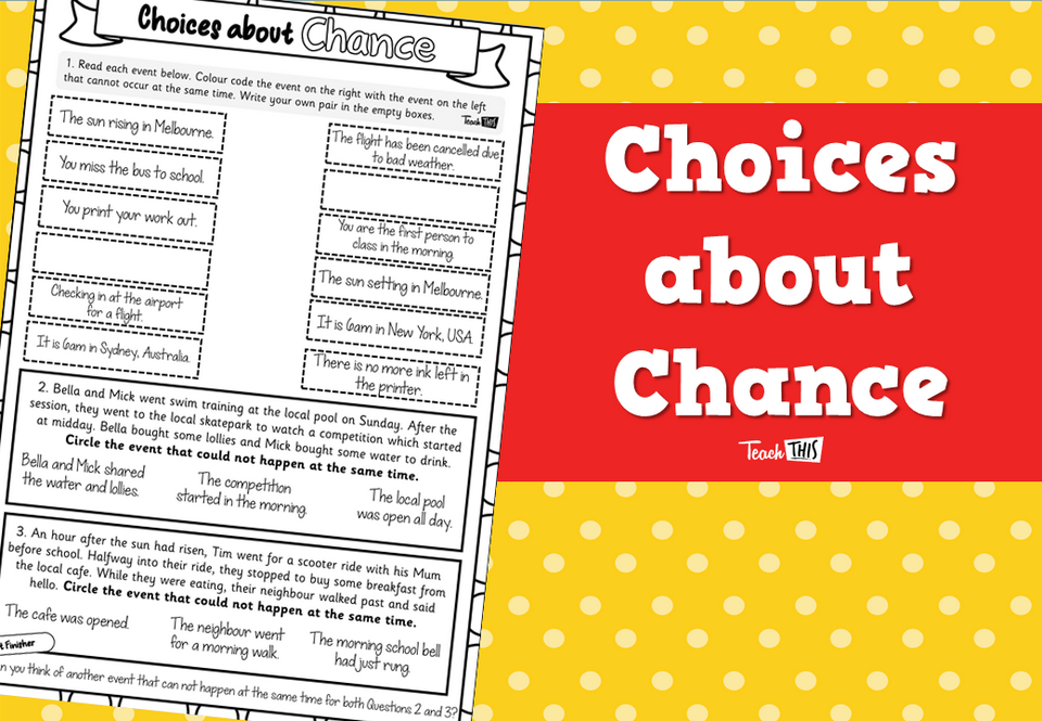Choices about Chance