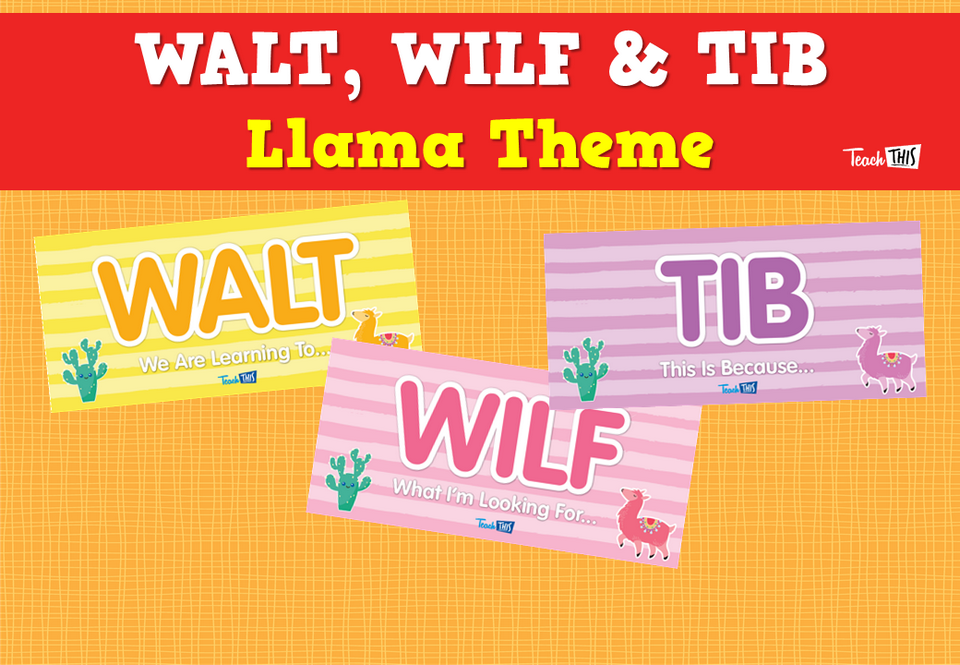 WALT, WILF & TIB  - Llama Theme