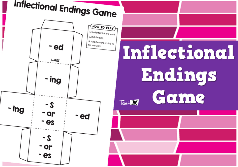 Inflectional Endings Game