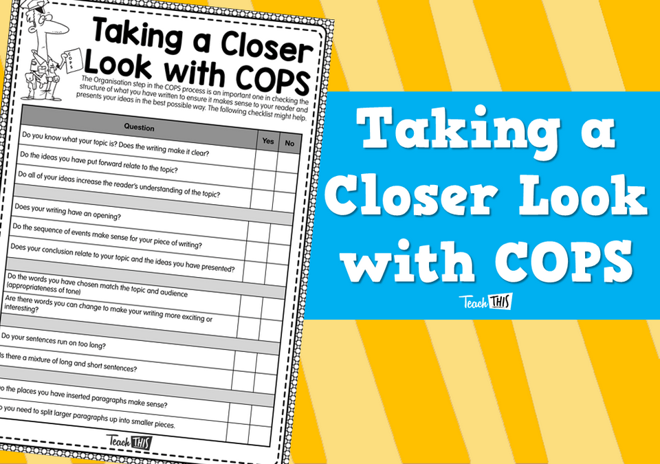 Taking a Closer Look with COPS