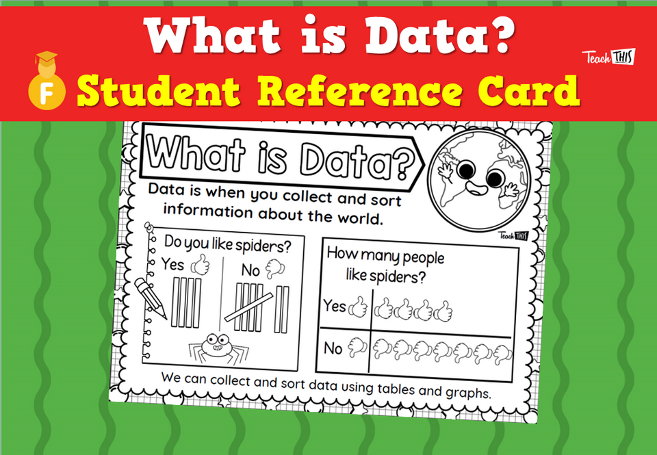 What is Data? - Student Reference Card