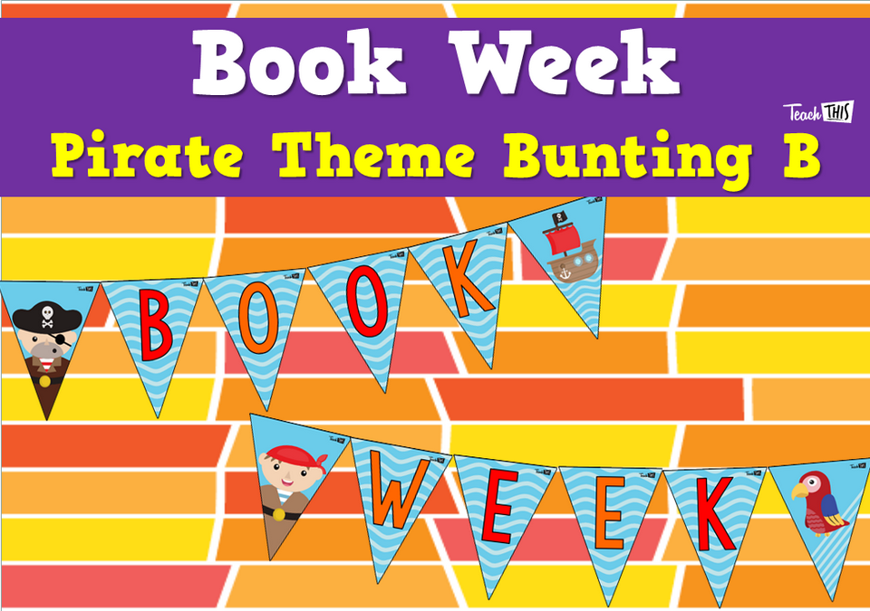 Book Week - Pirate Theme Bunting B