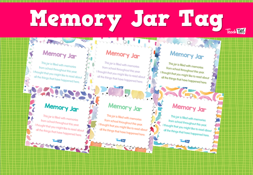 Memory Jar Tag