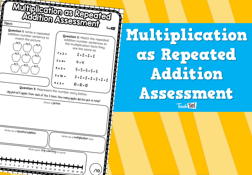 Multiplication as Repeated Addition Assessment