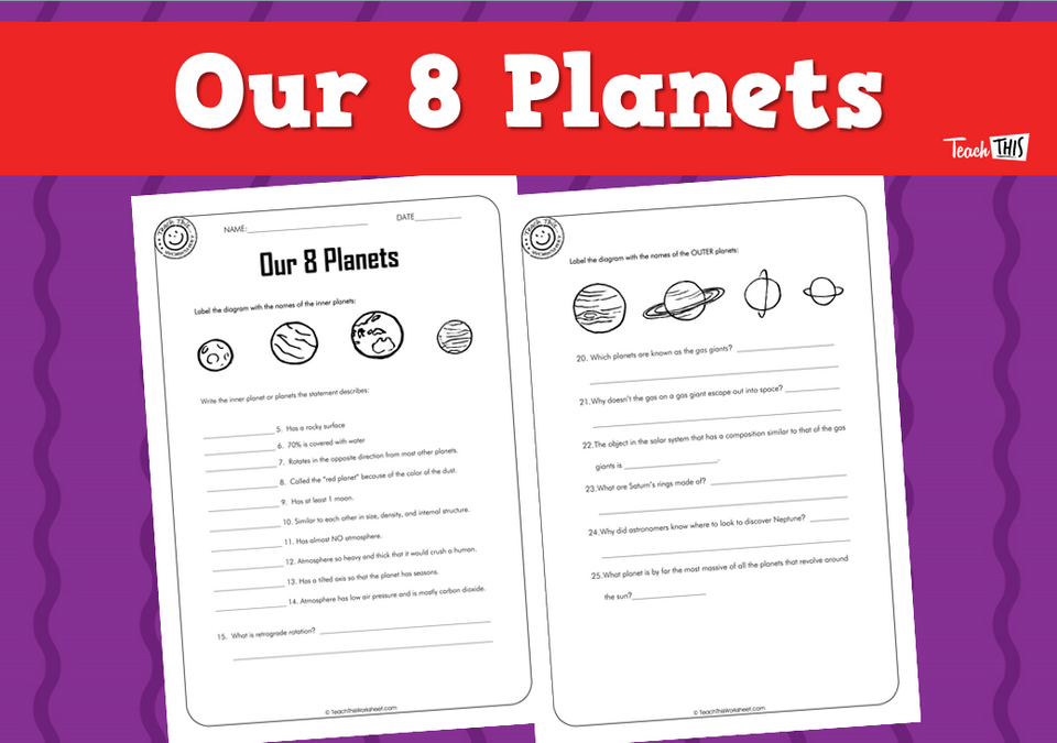 Our 8 Planets (2pg)
