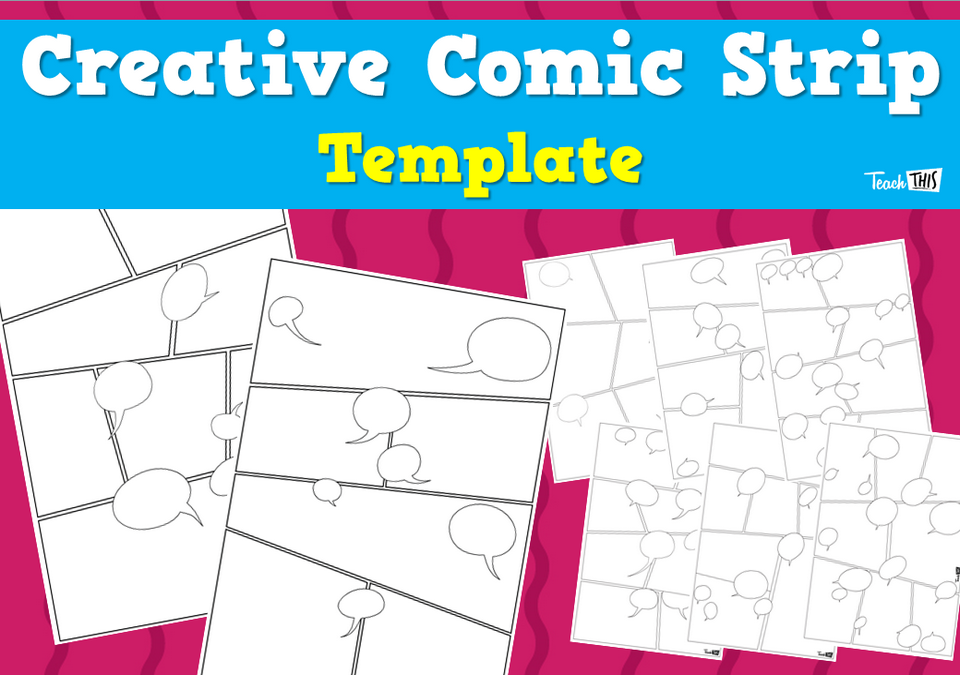 Creative Comic Strips - Template