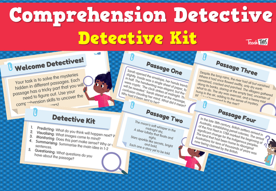 Comprehension Detective: Detective Kit