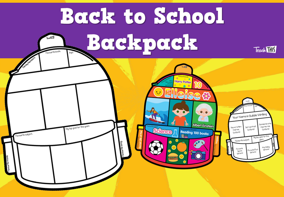Back to School Backpack