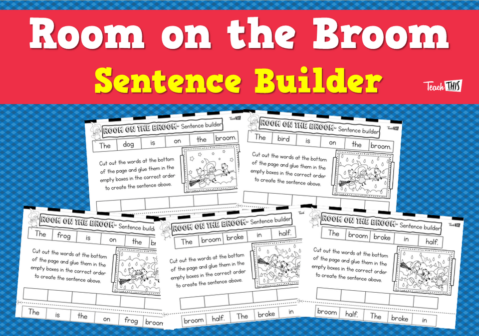 Room on the Broom - Sentence Builder