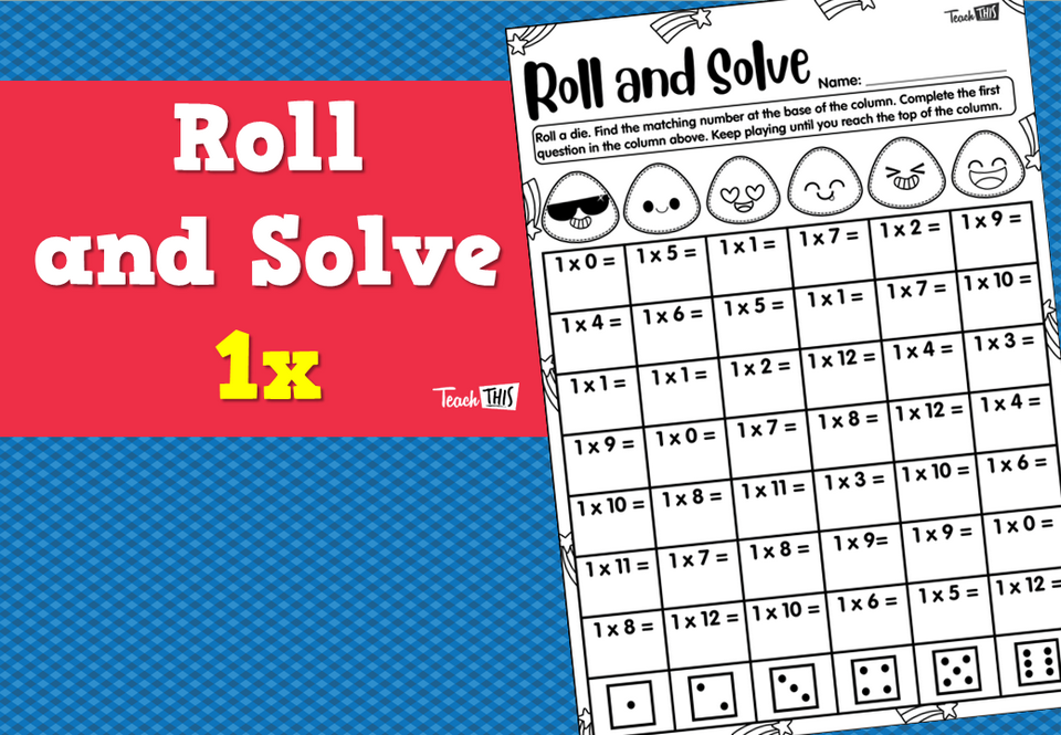 Roll and Solve- 1x