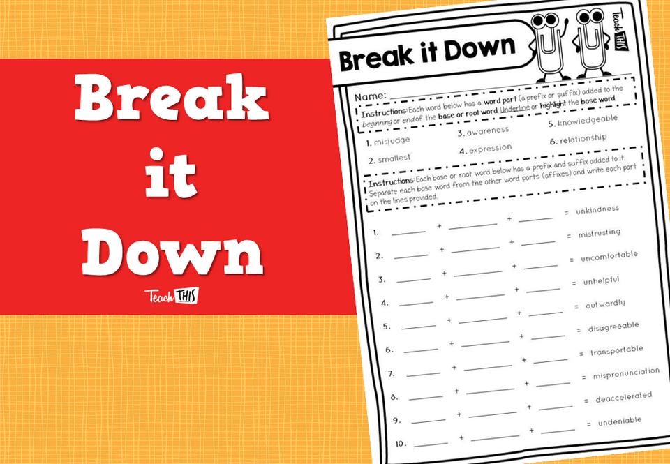 Break it Down