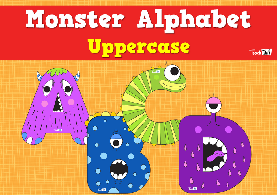 Monster Alphabet - Uppercase