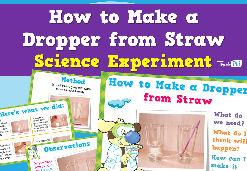 How to Make a Dropper from Straw