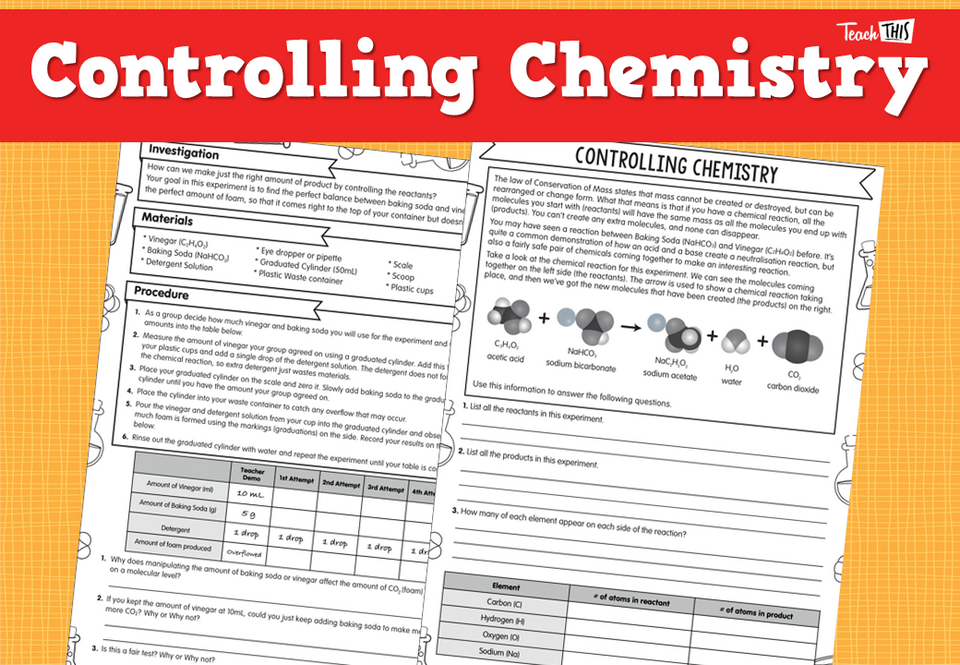 Controlling Chemistry