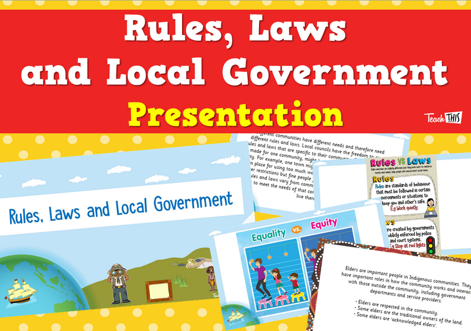 Rules, Laws and Local Government - Presentation