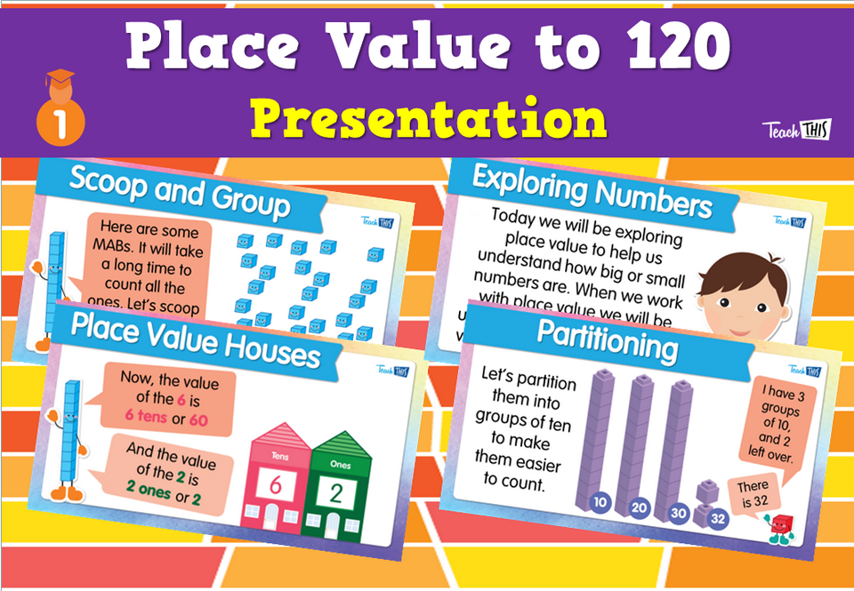 Place Value to 120 - Presentation