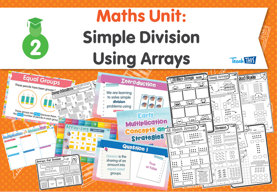Maths Unit: Simple Division Using Arrays