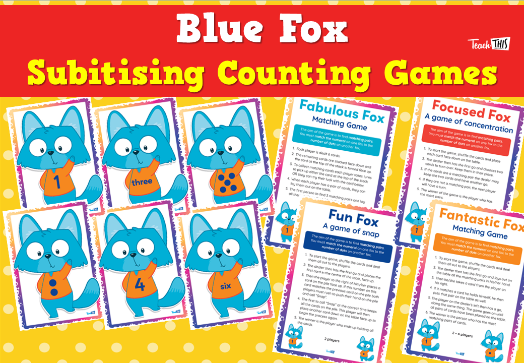Blue Fox - Subitising Counting Games