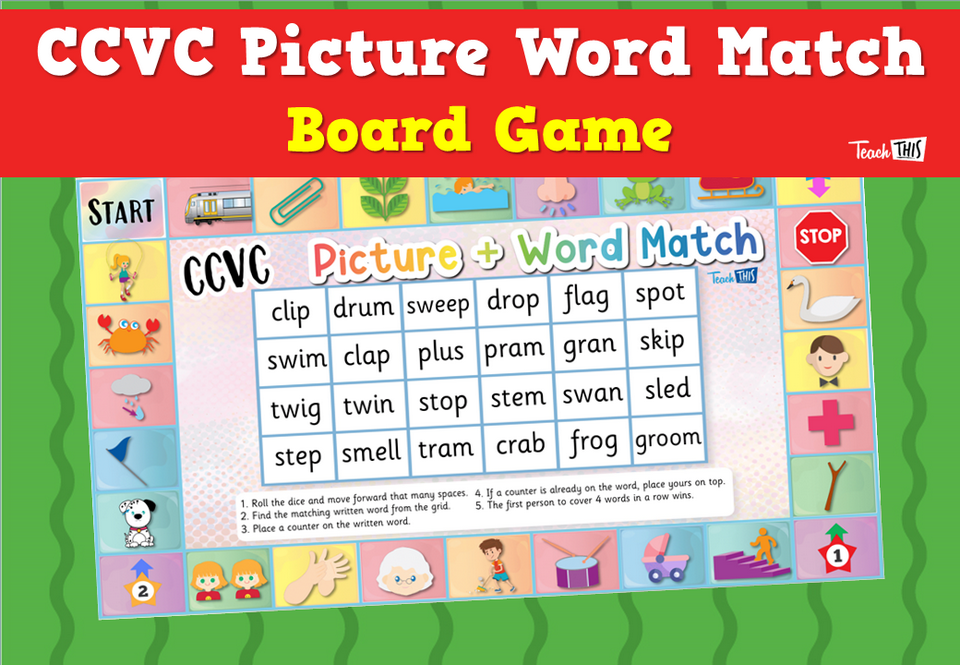 CCVC - Picture To Word Match