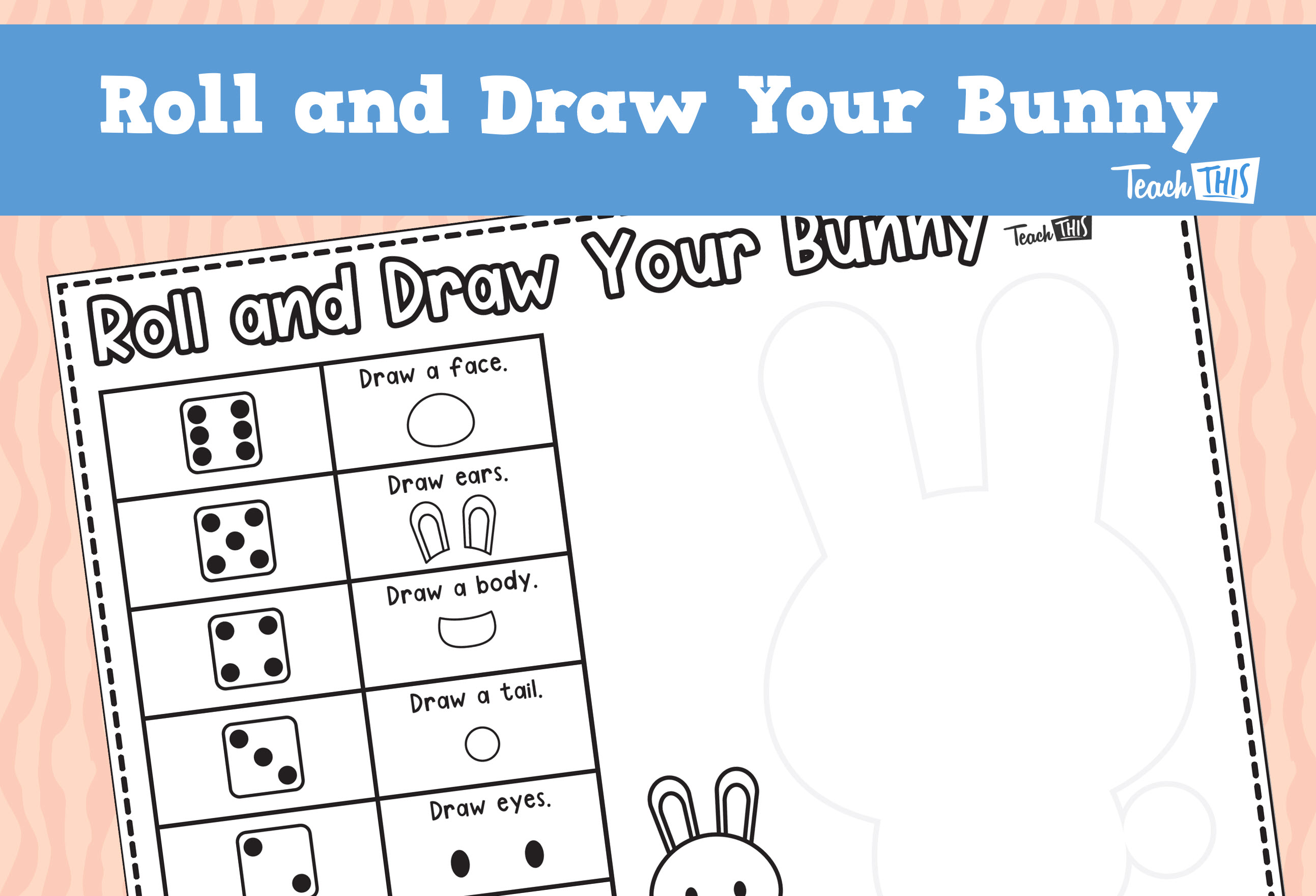Roll and Draw Your Bunny