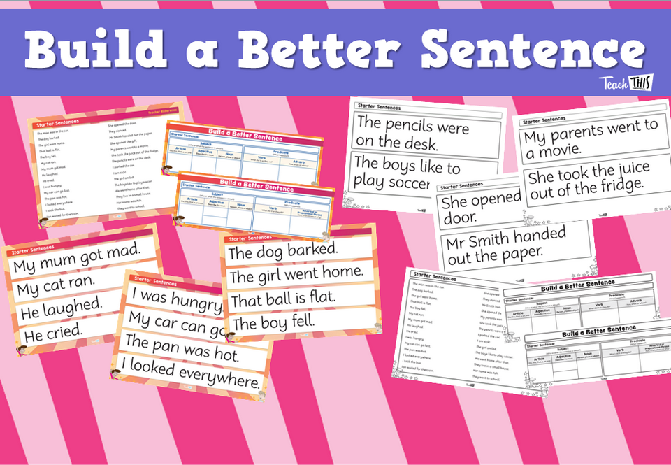 Build a Better Sentence- Colour Version