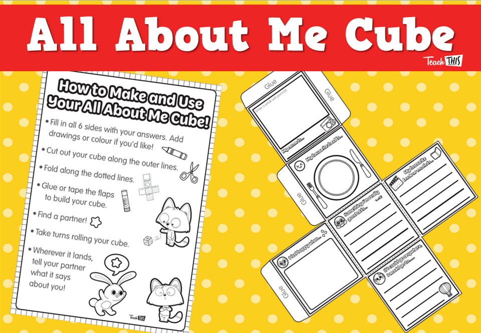 All About Me Cube