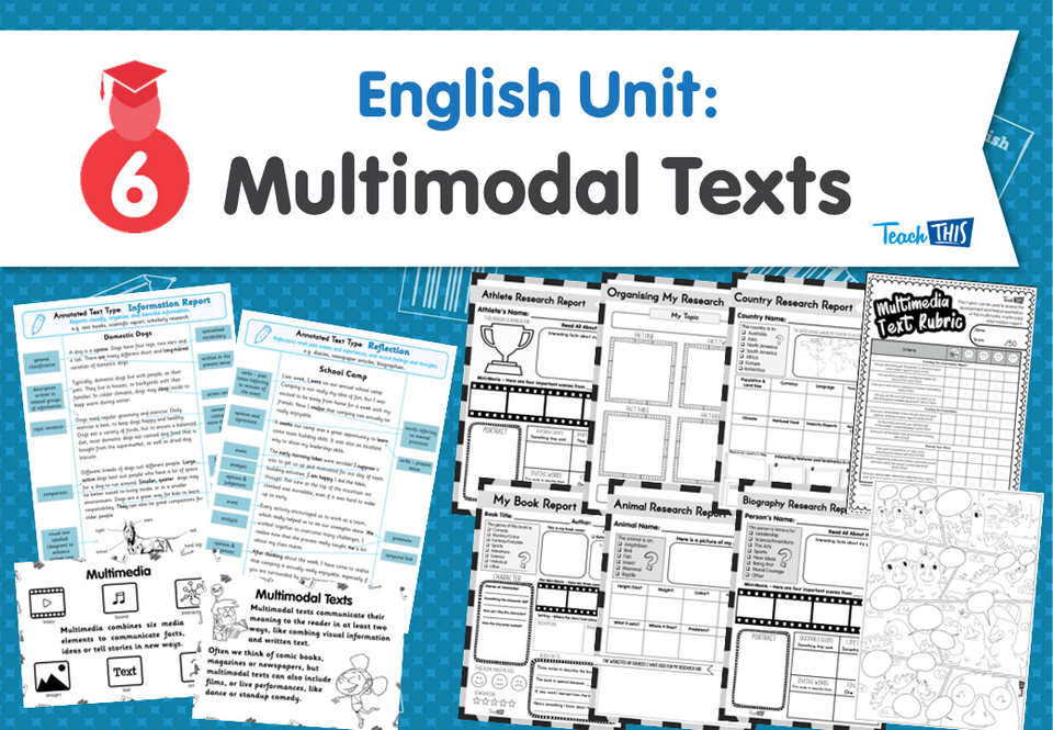 English Unit: Multimodal Texts