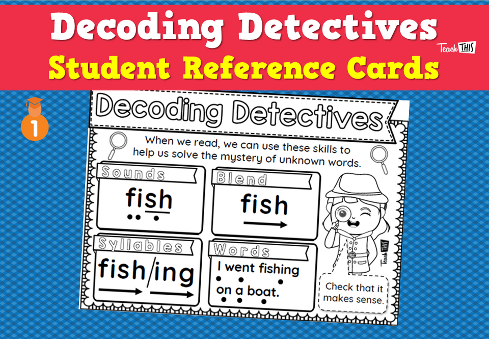 Decoding Detectives - Student Reference Cards